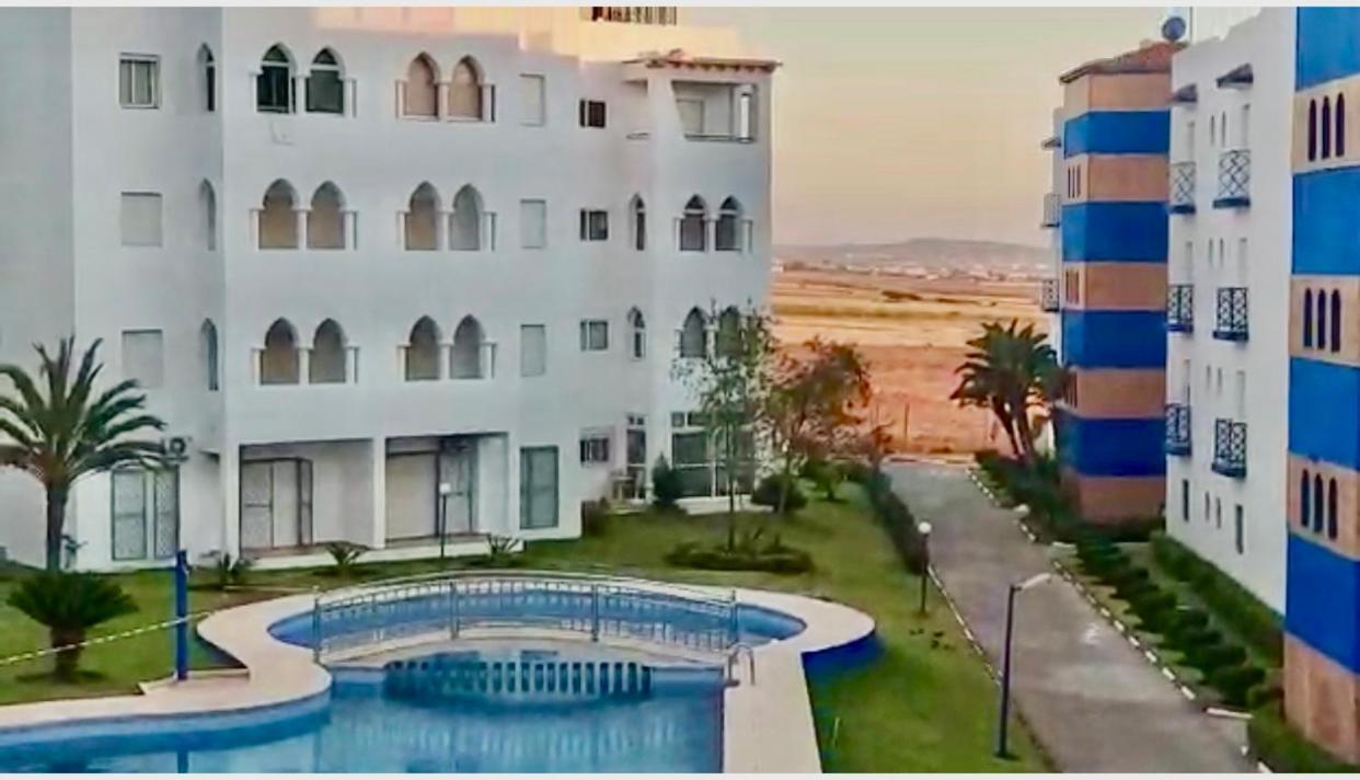 Tanger/Asilah: Appart 50M2 Face Mer Et Piscines, 5 Places, Tout Equipe+Wifi+Clim Lejlighed Briech Eksteriør billede